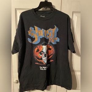 ghost “the nightmare has only just begun” halloween shirt (2021)